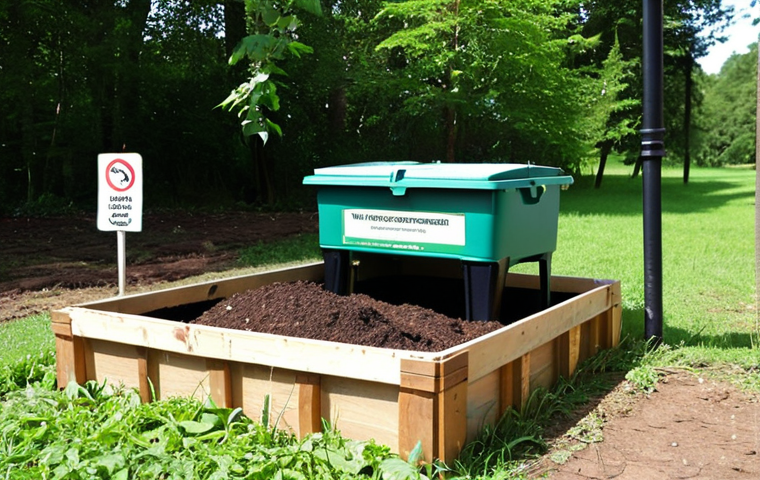 **Image Prompt 1: Ideal Vermicomposting Location**
"An outdoor setting showcasing a shaded area with a vermicomposting box. The box is elevated slightly above the ground to prevent flooding, surrounded by greenery. Include signs indicating good drainage and protection from strong winds."